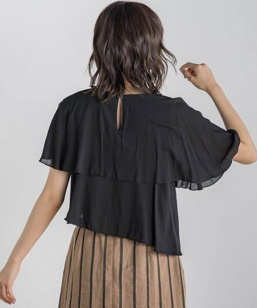 Droite lautreamont / ドロワットロートレアモン シャツ・ブラウス | 【WEB限定】気流染めティアードブラウス≪手洗い可能≫ | 詳細14
