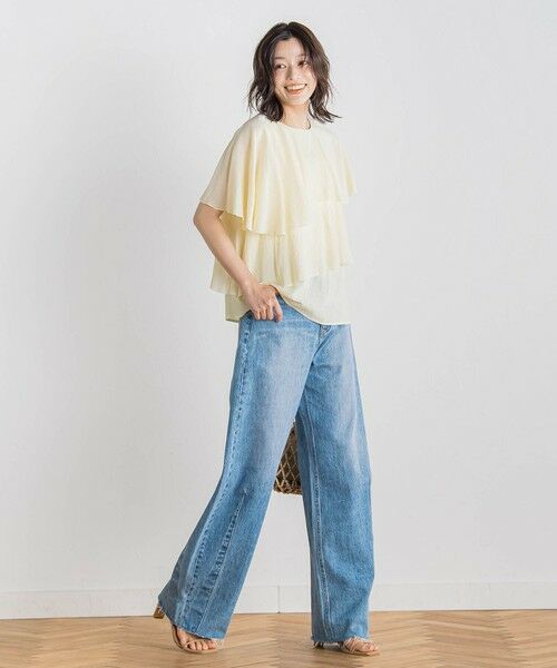 Droite lautreamont / ドロワットロートレアモン シャツ・ブラウス | 【WEB限定】気流染めティアードブラウス≪手洗い可能≫ | 詳細18