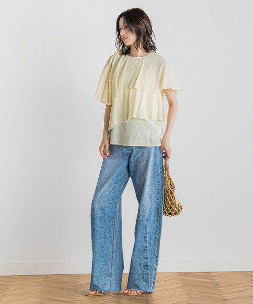 Droite lautreamont / ドロワットロートレアモン シャツ・ブラウス | 【WEB限定】気流染めティアードブラウス≪手洗い可能≫ | 詳細16