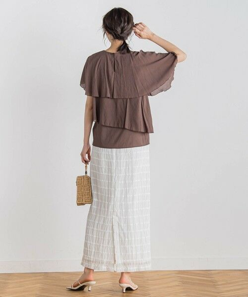 Droite lautreamont / ドロワットロートレアモン シャツ・ブラウス | 【WEB限定】気流染めティアードブラウス≪手洗い可能≫ | 詳細24