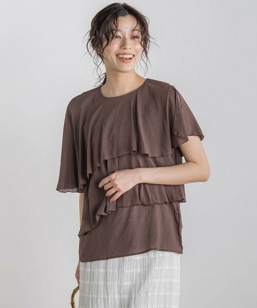 Droite lautreamont / ドロワットロートレアモン シャツ・ブラウス | 【WEB限定】気流染めティアードブラウス≪手洗い可能≫ | 詳細28