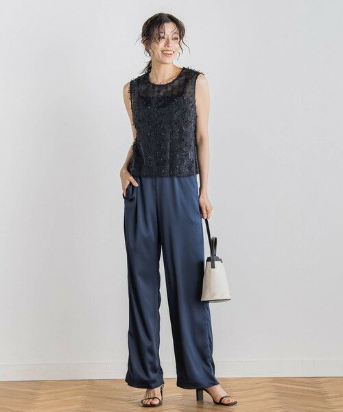 Droite lautreamont / ドロワットロートレアモン シャツ・ブラウス | リボンカットジャガードブラウス≪手洗い可能≫ | 詳細11