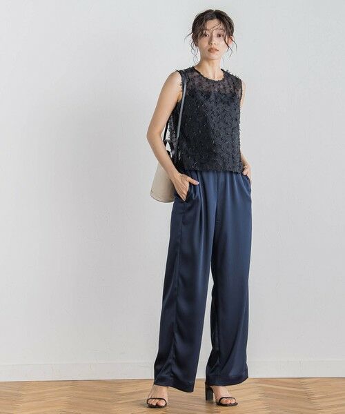 Droite lautreamont / ドロワットロートレアモン シャツ・ブラウス | リボンカットジャガードブラウス≪手洗い可能≫ | 詳細9