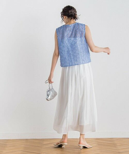 Droite lautreamont / ドロワットロートレアモン シャツ・ブラウス | リボンカットジャガードブラウス≪手洗い可能≫ | 詳細16