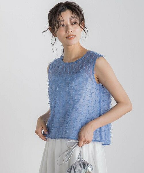 Droite lautreamont / ドロワットロートレアモン シャツ・ブラウス | リボンカットジャガードブラウス≪手洗い可能≫ | 詳細19