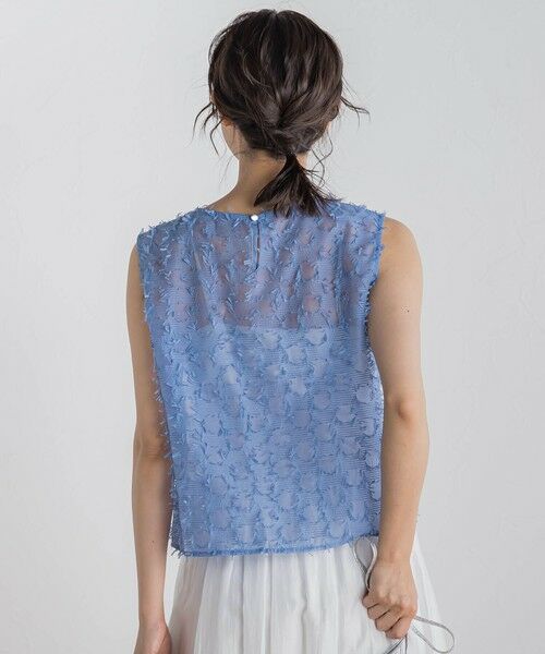 Droite lautreamont / ドロワットロートレアモン シャツ・ブラウス | リボンカットジャガードブラウス≪手洗い可能≫ | 詳細21