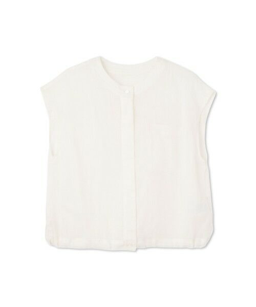 Droite lautreamont / ドロワットロートレアモン シャツ・ブラウス | リネンドロストノースリブラウス≪手洗い可能≫ | 詳細8