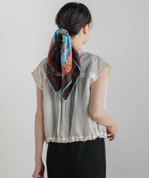 Droite lautreamont / ドロワットロートレアモン シャツ・ブラウス | リネンドロストノースリブラウス≪手洗い可能≫ | 詳細3