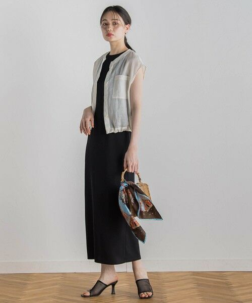 Droite lautreamont / ドロワットロートレアモン シャツ・ブラウス | リネンドロストノースリブラウス≪手洗い可能≫ | 詳細5