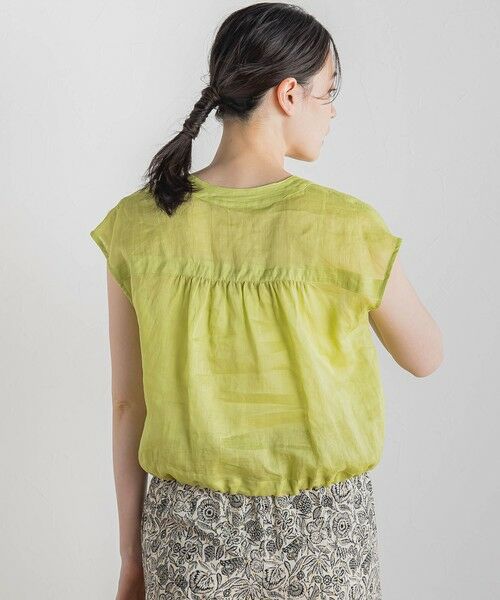 Droite lautreamont / ドロワットロートレアモン シャツ・ブラウス | リネンドロストノースリブラウス≪手洗い可能≫ | 詳細11