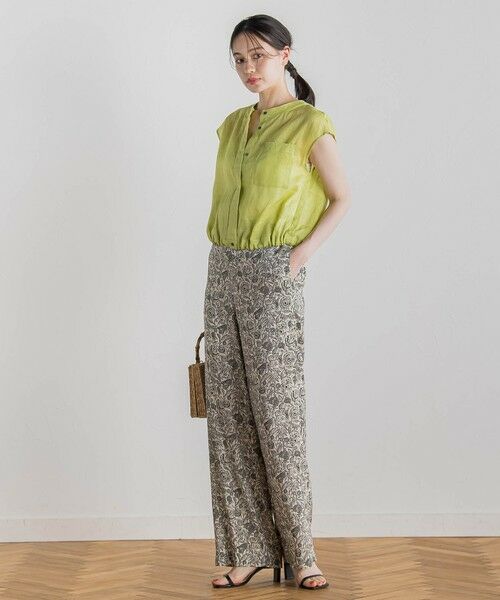 Droite lautreamont / ドロワットロートレアモン シャツ・ブラウス | リネンドロストノースリブラウス≪手洗い可能≫ | 詳細12