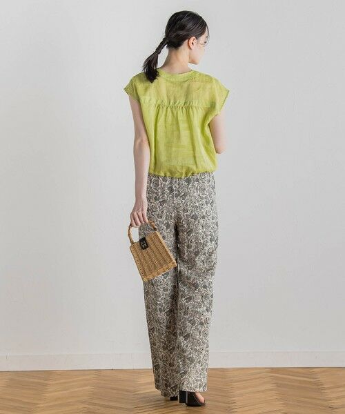 Droite lautreamont / ドロワットロートレアモン シャツ・ブラウス | リネンドロストノースリブラウス≪手洗い可能≫ | 詳細14