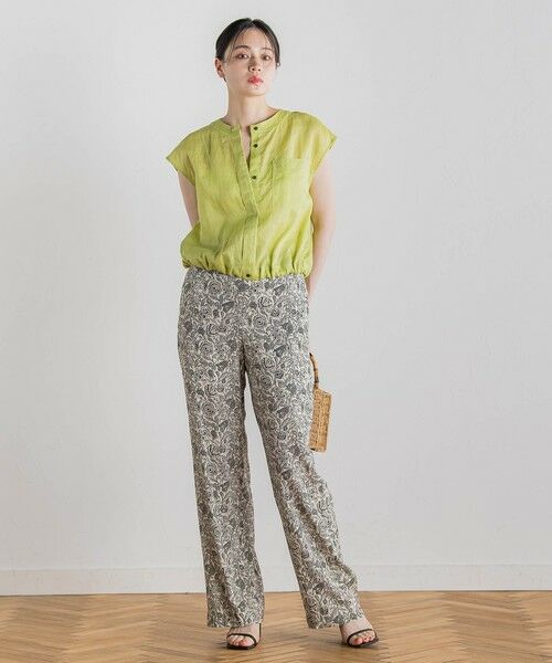 Droite lautreamont / ドロワットロートレアモン シャツ・ブラウス | リネンドロストノースリブラウス≪手洗い可能≫ | 詳細16