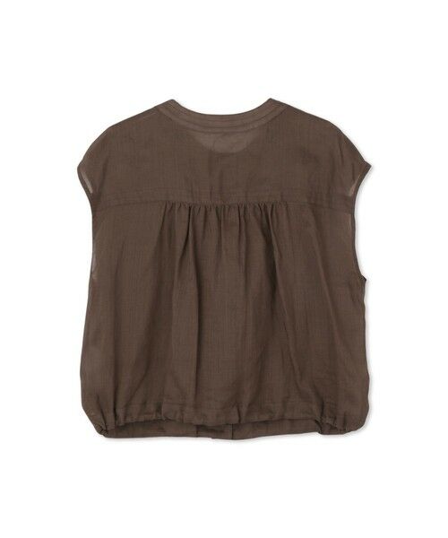 Droite lautreamont / ドロワットロートレアモン シャツ・ブラウス | リネンドロストノースリブラウス≪手洗い可能≫ | 詳細27