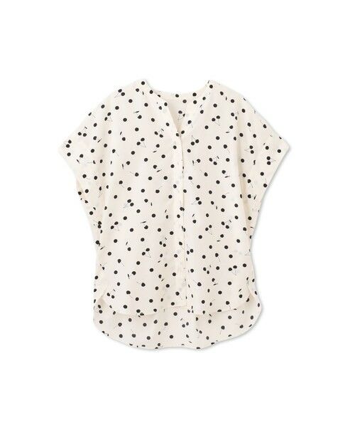 Droite lautreamont / ドロワットロートレアモン シャツ・ブラウス | サクランボドットプリントブラウス≪手洗い可能≫ | 詳細7
