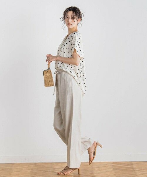 Droite lautreamont / ドロワットロートレアモン シャツ・ブラウス | サクランボドットプリントブラウス≪手洗い可能≫ | 詳細2