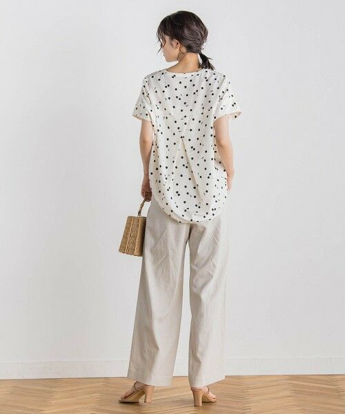 Droite lautreamont / ドロワットロートレアモン シャツ・ブラウス | サクランボドットプリントブラウス≪手洗い可能≫ | 詳細3