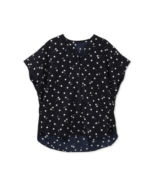 Droite lautreamont / ドロワットロートレアモン シャツ・ブラウス | サクランボドットプリントブラウス≪手洗い可能≫ | 詳細16