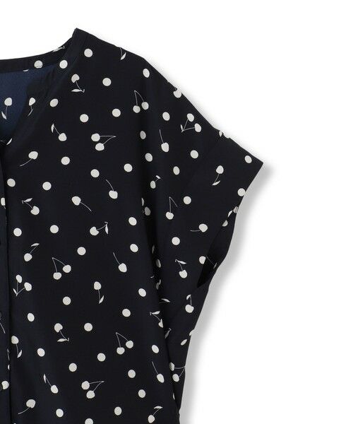 Droite lautreamont / ドロワットロートレアモン シャツ・ブラウス | サクランボドットプリントブラウス≪手洗い可能≫ | 詳細19