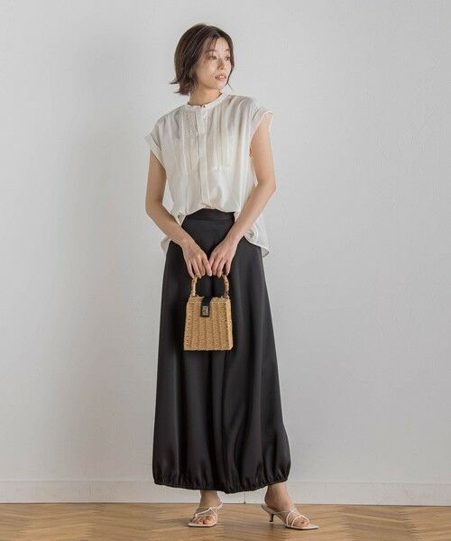 Droite lautreamont / ドロワットロートレアモン シャツ・ブラウス | 【WEB限定】コットンライクローンブラウス≪手洗い可能≫ | 詳細1