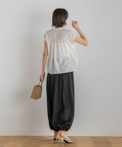 Droite lautreamont / ドロワットロートレアモン シャツ・ブラウス | 【WEB限定】コットンライクローンブラウス≪手洗い可能≫ | 詳細2