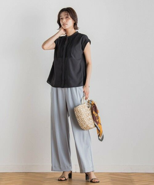 Droite lautreamont / ドロワットロートレアモン シャツ・ブラウス | 【WEB限定】コットンライクローンブラウス≪手洗い可能≫ | 詳細11