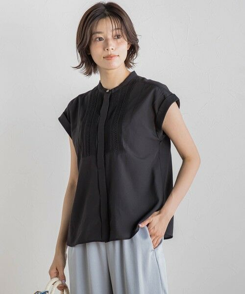 Droite lautreamont / ドロワットロートレアモン シャツ・ブラウス | 【WEB限定】コットンライクローンブラウス≪手洗い可能≫ | 詳細12