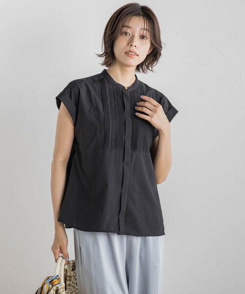 Droite lautreamont / ドロワットロートレアモン シャツ・ブラウス | 【WEB限定】コットンライクローンブラウス≪手洗い可能≫ | 詳細13