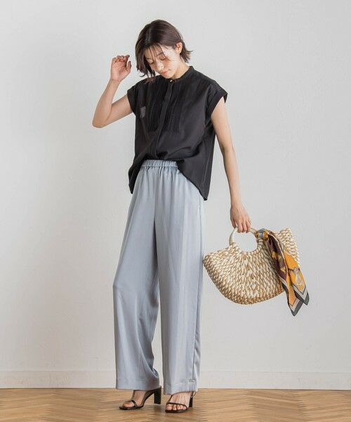 Droite lautreamont / ドロワットロートレアモン シャツ・ブラウス | 【WEB限定】コットンライクローンブラウス≪手洗い可能≫ | 詳細16