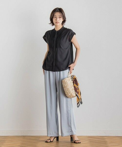 Droite lautreamont / ドロワットロートレアモン シャツ・ブラウス | 【WEB限定】コットンライクローンブラウス≪手洗い可能≫ | 詳細8