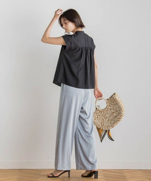 Droite lautreamont / ドロワットロートレアモン シャツ・ブラウス | 【WEB限定】コットンライクローンブラウス≪手洗い可能≫ | 詳細9