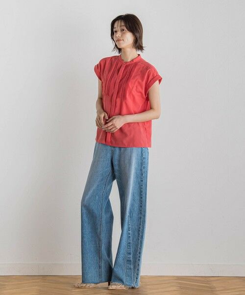 Droite lautreamont / ドロワットロートレアモン シャツ・ブラウス | 【WEB限定】コットンライクローンブラウス≪手洗い可能≫ | 詳細18