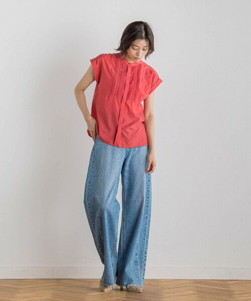 Droite lautreamont / ドロワットロートレアモン シャツ・ブラウス | 【WEB限定】コットンライクローンブラウス≪手洗い可能≫ | 詳細20