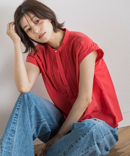 Droite lautreamont / ドロワットロートレアモン シャツ・ブラウス | 【WEB限定】コットンライクローンブラウス≪手洗い可能≫ | 詳細21