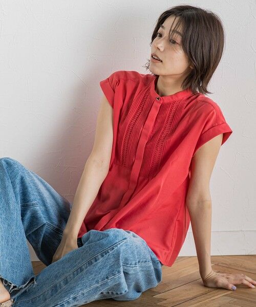 Droite lautreamont / ドロワットロートレアモン シャツ・ブラウス | 【WEB限定】コットンライクローンブラウス≪手洗い可能≫ | 詳細22