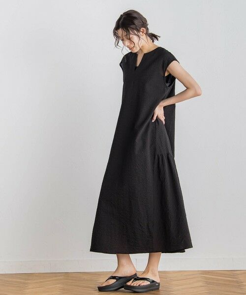 Droite lautreamont / ドロワットロートレアモン ロング・マキシ丈ワンピース | ワンダーウェーブクロスワンピース≪手洗い可能≫ | 詳細1