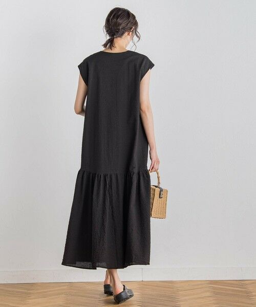 Droite lautreamont / ドロワットロートレアモン ロング・マキシ丈ワンピース | ワンダーウェーブクロスワンピース≪手洗い可能≫ | 詳細2