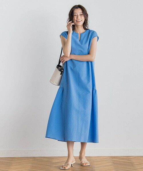 Droite lautreamont / ドロワットロートレアモン ロング・マキシ丈ワンピース | ワンダーウェーブクロスワンピース≪手洗い可能≫ | 詳細6