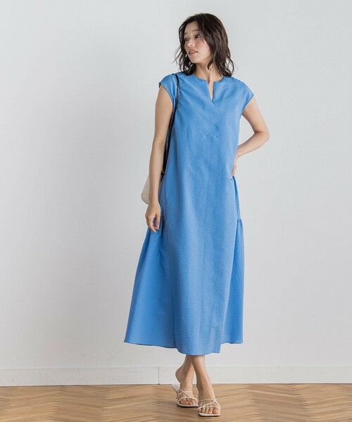 Droite lautreamont / ドロワットロートレアモン ロング・マキシ丈ワンピース | ワンダーウェーブクロスワンピース≪手洗い可能≫ | 詳細7