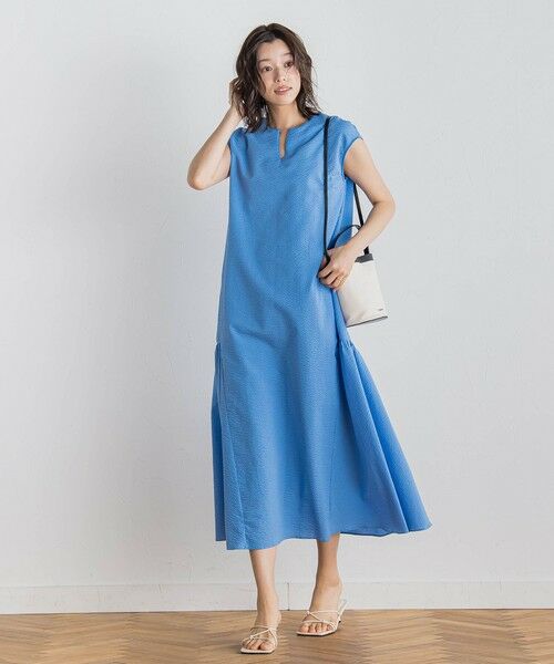 Droite lautreamont / ドロワットロートレアモン ロング・マキシ丈ワンピース | ワンダーウェーブクロスワンピース≪手洗い可能≫ | 詳細9