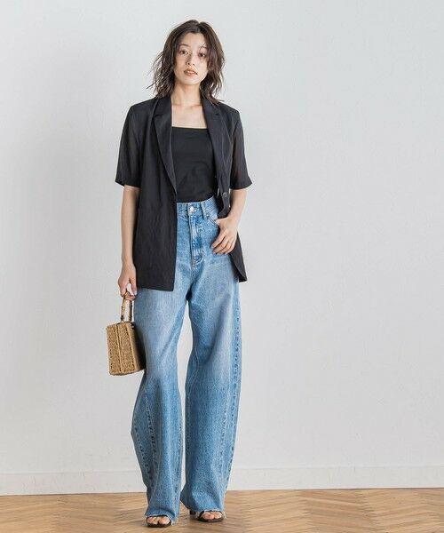 Droite lautreamont / ドロワットロートレアモン テーラードジャケット | TR強撚気流染めジャケット≪手洗い可能≫ | 詳細8