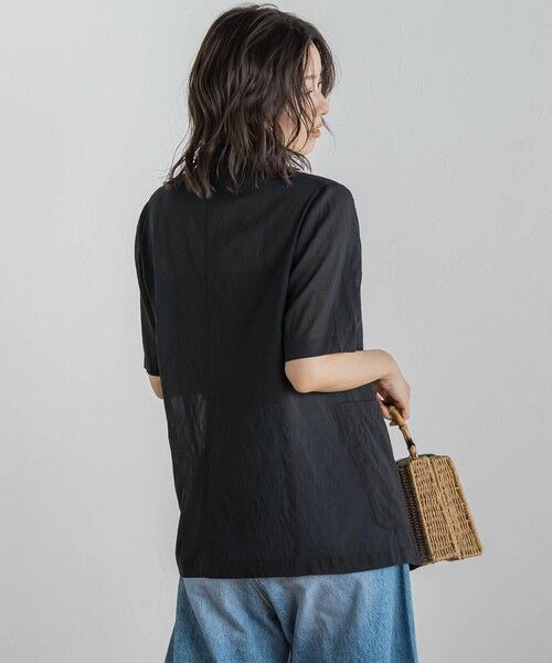 Droite lautreamont / ドロワットロートレアモン テーラードジャケット | TR強撚気流染めジャケット≪手洗い可能≫ | 詳細14