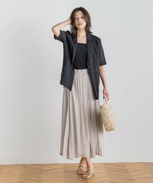 Droite lautreamont / ドロワットロートレアモン テーラードジャケット | TR強撚気流染めジャケット≪手洗い可能≫ | 詳細15