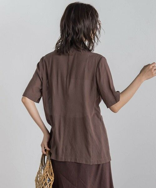 Droite lautreamont / ドロワットロートレアモン テーラードジャケット | TR強撚気流染めジャケット≪手洗い可能≫ | 詳細23