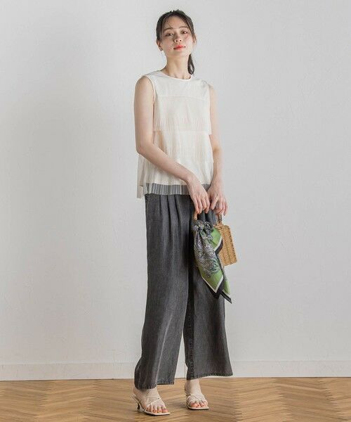 Droite lautreamont / ドロワットロートレアモン カットソー | チュールドッキングプルオーバー≪手洗い可能≫ | 詳細4