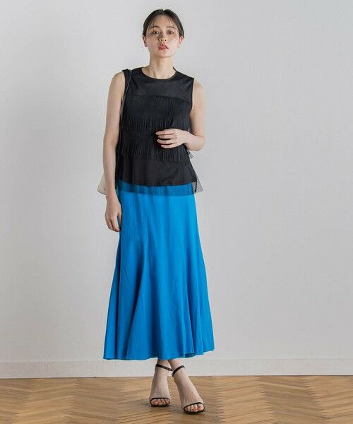 Droite lautreamont / ドロワットロートレアモン カットソー | チュールドッキングプルオーバー≪手洗い可能≫ | 詳細10