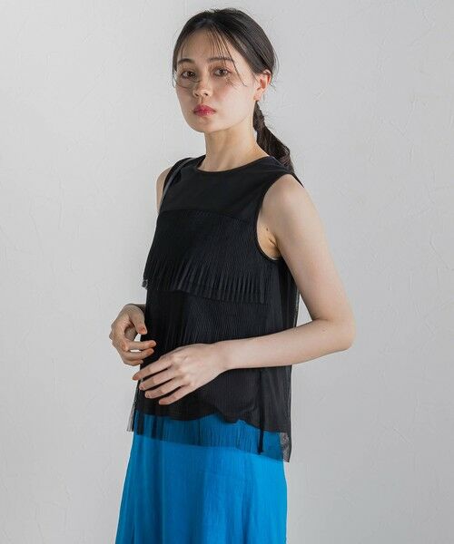 Droite lautreamont / ドロワットロートレアモン カットソー | チュールドッキングプルオーバー≪手洗い可能≫ | 詳細15