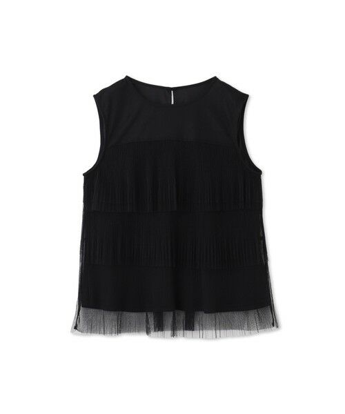 Droite lautreamont / ドロワットロートレアモン カットソー | チュールドッキングプルオーバー≪手洗い可能≫ | 詳細17