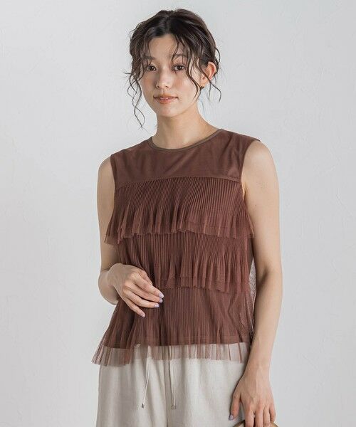 Droite lautreamont / ドロワットロートレアモン カットソー | チュールドッキングプルオーバー≪手洗い可能≫ | 詳細22