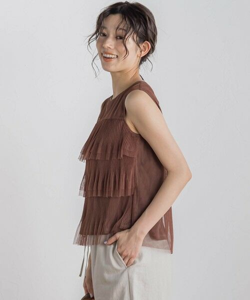 Droite lautreamont / ドロワットロートレアモン カットソー | チュールドッキングプルオーバー≪手洗い可能≫ | 詳細23